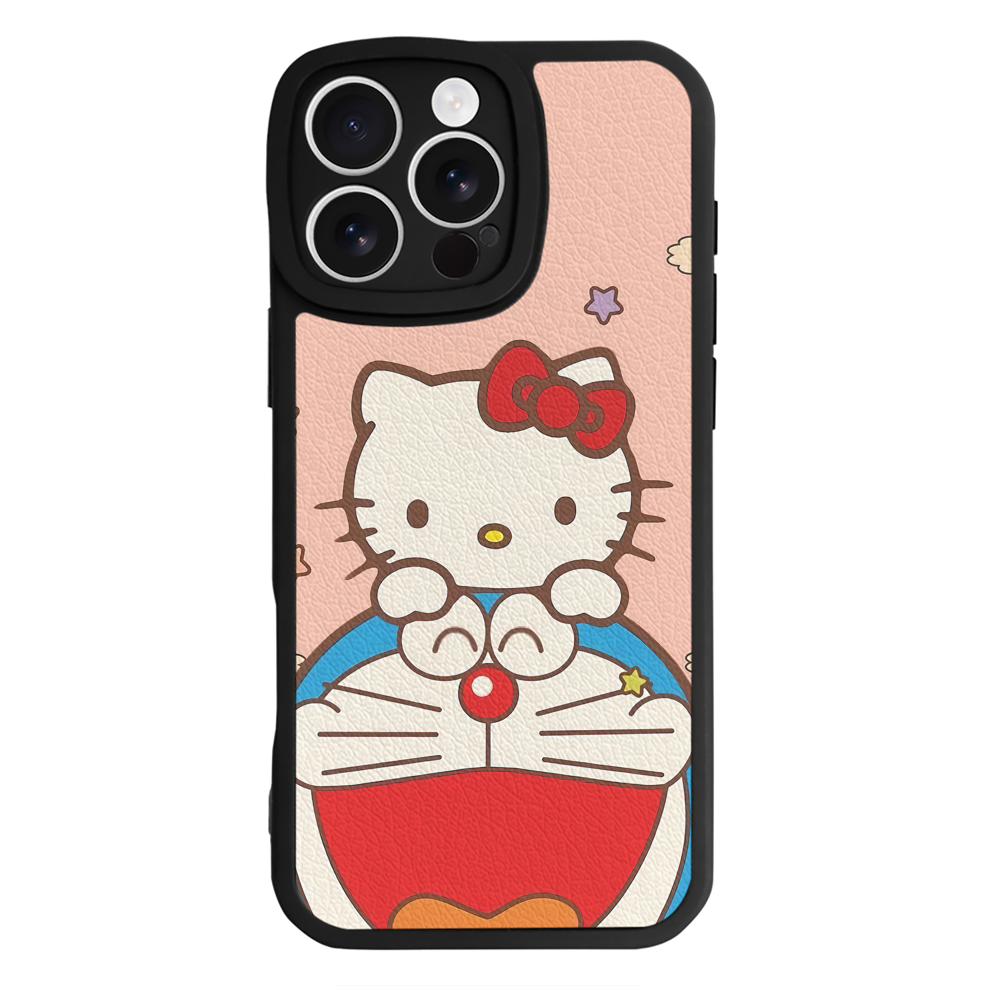 （画像用） ドラえもん Doraemon 【iPhone 16シリーズ対応】シリコンスマホケース（レザー調） 材質：シリコン